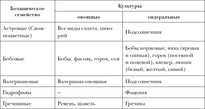 Классификация овощных растений схема