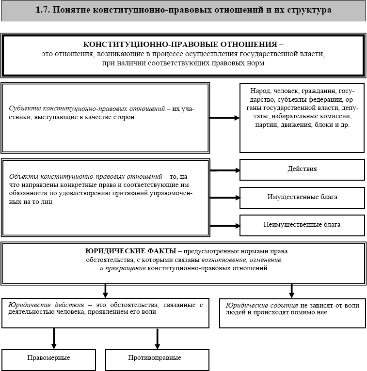 Конституционно правовые отношения картинки