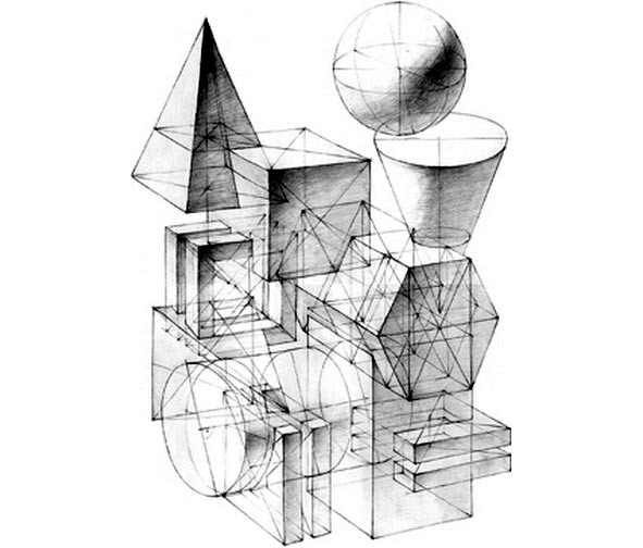 Черчение вуз. МАРХИ врезка геометрических тел. Композиция из геометрических тел МАРХИ. Врезки геометрических тел аксонометрия. МАРХИ врезка геометрических тел черчение.