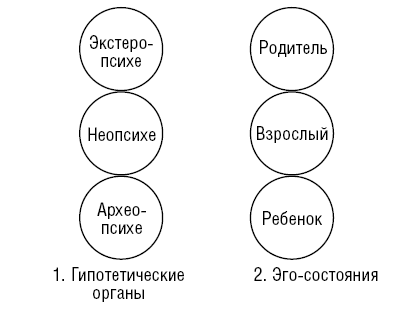 Структура личности по берну схема