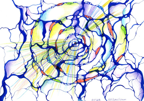 Как рисовать спираль в нейрографике